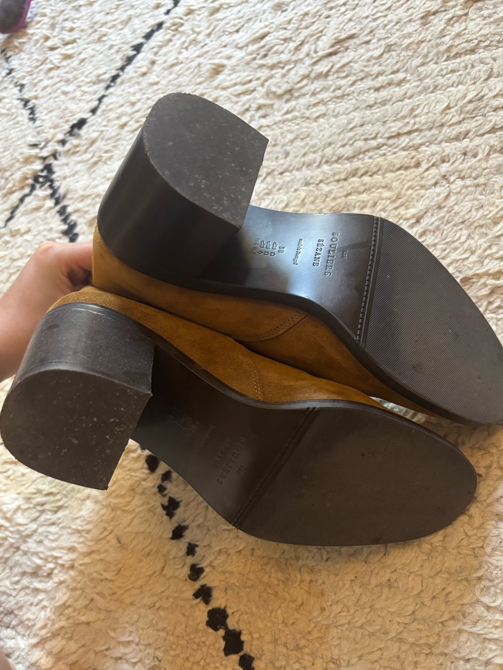 Sezane Pippa Suede Chelsea Ankle Boots - Picture 5 of 5